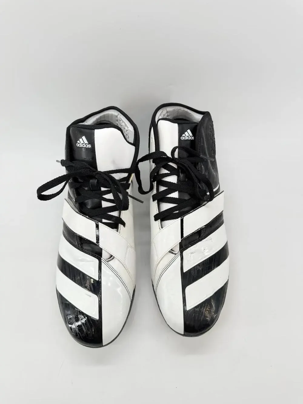 adidas Malice D Mid Football Cleats Men’s Size 16 Black White G20575